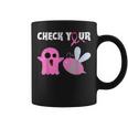 I Wear Pink In October For My Mom Wife Sister Awareness Coffee Mug