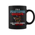 Im A Firefighter Grandpa Proud Only Much Cooler Fireman Coffee Mug