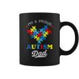 Im A Proud Autism Dad Autism Awareness Father Autistic Son Coffee Mug
