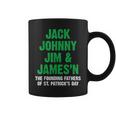 Irish Lucky Green St Patricks Day Founding Fathers Coffee Mug