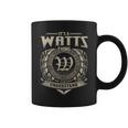 Its A Watts Thing You Wouldnt Understand Name Vintage Coffee Mug