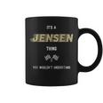 Jensen Cool Last Name Family Names Coffee Mug