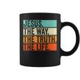 Jesus The Way Truth Life Bible Verse Christian Worship Coffee Mug