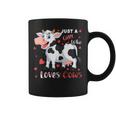 Just A Girl Who Loves Cows Design For A Girl Loves Cows Coffee Mug