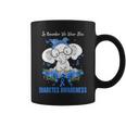 Kids In November We Wear Blue Elephant Diabetes Awareness Coffee Mug