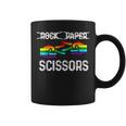 Lesbian Pride Rock Paper Scissors Funny Lgbtq Rainbow Flag Coffee Mug