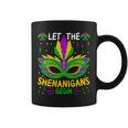 Let The Funny Shenanigans Begin Carnival Mardi Gras Coffee Mug