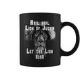 Lion Of Judah Cross Jesus Christian Lord God Believer Gift Coffee Mug