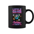 Little Sister Of The Birthday Crew Space Party Planet Bday Coffee Mug
