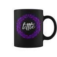 Little Sorority Sister Purple And White Coffee Mug