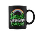 Luckiest Kindergarten Teacher St Patricks Day Coffee Mug
