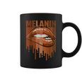 Melanin Lips Black History Month Afro African Pride Women Coffee Mug