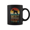 Mens Best Schnauzie Daddy Ever Fathers Day Mini Schnauzer Dad Coffee Mug