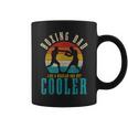 Mens Boxing Dad Like A Regular Dad But Cooler Funny Vintage Boxer Coffee Mug