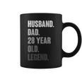 Mens Funny 28Th Birthday Decoration Gift Husband Vintage Dad 1995 Coffee Mug