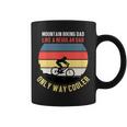 Mens Mountain Biking Dad Dad Fathers Day Gift Vintage Tee Coffee Mug