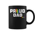 Mens Proud Dad Lgbt Gay Pride Month Lgbtq Rainbow Coffee Mug