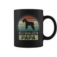 Mens Schnauzer Papa Fathers Day Dad Grandfather Mini Schnauzie Coffee Mug