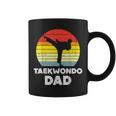 Mens Taekwondo Dad Sunset Retro Korean Martial Arts Men Gift Coffee Mug