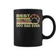 Mens Vintage Best Dog Dad Ever Cool Fathers Day Retro Coffee Mug