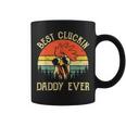 Mens Vintage Chicken Dad Best Cluckin Daddy Ever Proud Farmer Coffee Mug