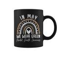Mental Health Matters We Wear Green Mental Health Awareness Gift For Men Coffee Mug