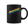 Meow Pride Lgbtq Equality Cat Daddy Cat Lover Rainbow Cats Coffee Mug