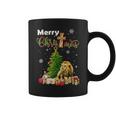 Merry Christmas Christian Lion Christmas Tree Xmas Coffee Mug