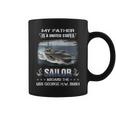 My Father Is A Sailor Aboard The Uss George HW Bush Cvn 77 Coffee Mug
