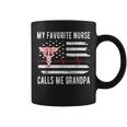 My Favorite Nurse Calls Me Grandpa Nurse Granddad Gift For Mens Coffee Mug