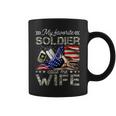 My Favorite Soldier Calls Me Wife Proud Army Wife Coffee Mug