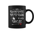 My Favorite Veteran Is My Uncle Proud Army Family Matching Coffee Mug