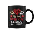 My Heart Belongs To Grader Valentines Day 3Rd Grade Teacher Coffee Mug