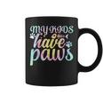 My Kids Have Paws For Cats Mom And Cats Dad Tie Dye Coffee Mug