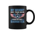 My Mommy Has Your Back Proud Air Force Daughter Military Coffee Mug