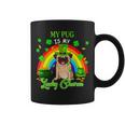 My Pug Is My Lucky Charm St Patricks Day Dog Owner Coffee Mug