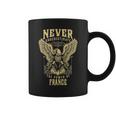 Never Underestimate The Power Of France Personalized Last Name Coffee Mug