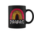Papa For Dad Family Rainbow Graphic Gift For Mens Coffee Mug