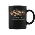 Papa Personalized Name Gifts Name Print S With Name Papa Coffee Mug