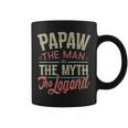 Papaw From Grandchildren Papaw The Myth The Legend Gift For Mens Coffee Mug