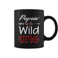 Papaw Of The Wild One Buffalo Plaid Lumberjack Coffee Mug