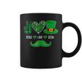 Peace Love Irish Peace Heart Shamrock St Patricks Day Coffee Mug