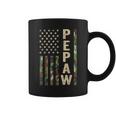 Pepaw American Military Camouflage Flag Gift Fathers Day Gift For Mens Coffee Mug