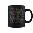Pi Day 314 Pi Symbol With Math Equations For Math Geek Coffee Mug