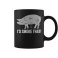 Pig Id Smoke That Bbq Grilling Fathers Day Smoking Meat Coffee Mug