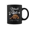 Pitbull Lover Dog Funny Pitbull Dad Father Day Lover Dog 28 Pitbulls Coffee Mug