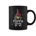 Poppa Gnome Buffalo Plaid Matching Family Christmas Funny Coffee Mug