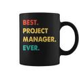 Project Manager Profession Retro Best Project Manager Ever Coffee Mug
