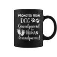 Promoted From Dog Grandparent To Human Grandparent Coffee Mug