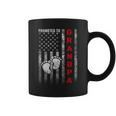 Promoted To Grandpa 2023 American Flag New Grandpa Coffee Mug